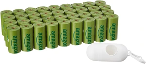 Premium Leak Proof Dog Poop Bags with Dispenser and Leash Clip, Cucumber Scented, 13" x 9", 540 Count (36 Rolls of 15) Premium Leak Proof Dog Poop Bags with Dispenser and Leash Clip, Cucumber Scented, 13" x 9", 540 Count (36 Rolls of 15)