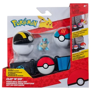 Pokemon Squirtle Clip N Go Belt Set - 2-Inch Squirtle Battle Figure with Clip N Go Belt Plus Ultra and Lure Ball Accessories Pokemon Squirtle Clip N Go Belt Set - 2-Inch Squirtle Battle Figure with Clip N Go Belt Plus Ultra and Lure Ball Accessories