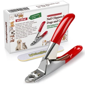Dog Cat Pets Nail Clippers, Professional Pets Claw Trimmer with Free Nail File, Sharp Stainless Steel Blade, Sturdy Non Slip Handles - for Safe, Professional at Home Grooming Dog Cat Pets Nail Clippers, Professional Pets Claw Trimmer with Free Nail File, Sharp Stainless Steel Blade, Sturdy Non Slip Handles - for Safe, Professional at Home Grooming