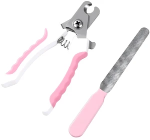 Dog Nail Clippers for Large Dogs, Pet Nail Clipper Kit for Small & Large Dogs & CatsDog Nail Clippers for Dogs and Cats - Safe and Easy to UseProfessional Dog & Cat Nail Trimmers (Pink) Dog Nail Clippers for Large Dogs, Pet Nail Clipper Kit for Small & Large Dogs & CatsDog Nail Clippers for Dogs and Cats - Safe and Easy to UseProfessional Dog & Cat Nail Trimmers (Pink)