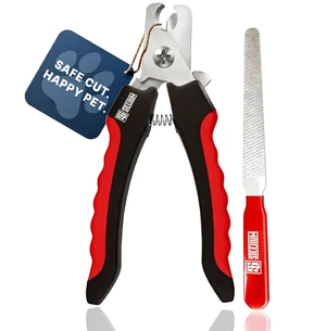 Professional Dog Nail Clippers for Large Dogs and Medium Dogs - with Safety Guard & Ergonomic Easy Grip, Dog Nail Trimmer for Large Dog, Safe Cat Nail Clippers - for Precise Grooming Professional Dog Nail Clippers for Large Dogs and Medium Dogs - with Safety Guard & Ergonomic Easy Grip, Dog Nail Trimmer for Large Dog, Safe Cat Nail Clippers - for Precise Grooming
