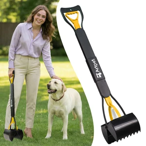32" Dog Pooper Scooper, Long Handle Scoop for Yard & Grass | 32-Inch Long Handle, No Bending, Easy Pickup, Grass Friendly, Durable Plastic Construction 32" Dog Pooper Scooper, Long Handle Scoop for Yard & Grass | 32-Inch Long Handle, No Bending, Easy Pickup, Grass Friendly, Durable Plastic Construction