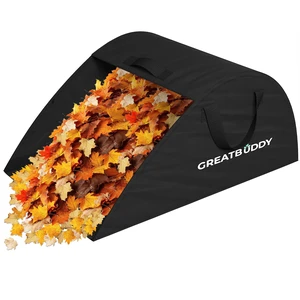 Leaf Collector, Portable Lawn Bag, 26 Gallon Yard Waste Bag Oxford Fabric for Garden, Reusable Heavy Duty Dustpan Bag with Handles, Leaf Cleanup Tools for Debris, Grass and Trash Leaf Collector, Portable Lawn Bag, 26 Gallon Yard Waste Bag Oxford Fabric for Garden, Reusable Heavy Duty Dustpan Bag with Handles, Leaf Cleanup Tools for Debris, Grass and Trash
