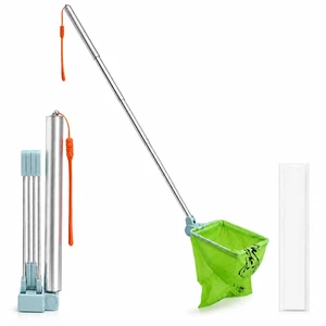 Foldable Dog Poop Catcher, Telescopic No-Bend Pet Waste Bag Holder | Hands-Free Pickup, Telescopic Handle, Pet Waste Tool, No Bending Required, Portable Design Foldable Dog Poop Catcher, Telescopic No-Bend Pet Waste Bag Holder | Hands-Free Pickup, Telescopic Handle, Pet Waste Tool, No Bending Required, Portable Design