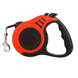 16 ft Retractable Pet Leash Dog Leash Automatic Durable with Non-Slip Handle, Suitable for Small and Medium-Sized Dogs (Red) 16 ft Retractable Pet Leash Dog Leash Automatic Durable with Non-Slip Handle, Suitable for Small and Medium-Sized Dogs (Red)