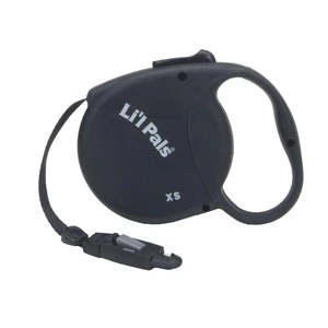 Pet Li'l Pals Dog Retractable Leash with E-Z Snap - 12 Feet of Retractable Leash - Easy Attachment to Collars & Harnesses - for Small Dogs and Puppies 1-16 lbs - Black Pet Li'l Pals Dog Retractable Leash with E-Z Snap - 12 Feet of Retractable Leash - Easy Attachment to Collars & Harnesses - for Small Dogs and Puppies 1-16 lbs - Black