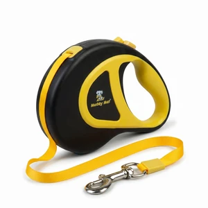 Retractable Dog Leash 16 ft Heavy Duty Tape Leash for Small & Medium Dogs up to 44 lbs | One-Button Brake, 360° Tangle-Free | Ergonomic Grip Retractable Dog Leash 16 ft Heavy Duty Tape Leash for Small & Medium Dogs up to 44 lbs | One-Button Brake, 360° Tangle-Free | Ergonomic Grip