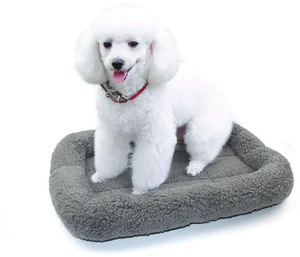 Cat Mat Bed 16" x 22" Pet Bed with Pillow Around for Dogs Cats Curled Sleeping Beds for Carrier/Crate Small to Medium Dog Cushion, Anti Skid Bottom, Medium Cat Mat Bed 16" x 22" Pet Bed with Pillow Around for Dogs Cats Curled Sleeping Beds for Carrier/Crate Small to Medium Dog Cushion, Anti Skid Bottom, Medium