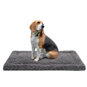 Washable Dog Bed Mat Medium Size Fluffy Pet Crate Pad 36x23 | Non-Slip Bottom Kennel Beds Ultra Soft Comfy Sleeping Mattress for Large Medium Small Dogs Gray Washable Dog Bed Mat Medium Size Fluffy Pet Crate Pad 36x23 | Non-Slip Bottom Kennel Beds Ultra Soft Comfy Sleeping Mattress for Large Medium Small Dogs Gray