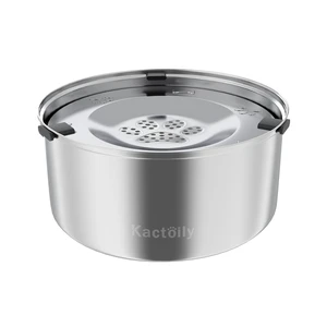 3L/101oz Dog Water Bowl Stainless Steel Slow Water Bowl for Dog | No-Spill Slow Drinking Water Bowl for Medium Large Dogs, Spill Proof Dog Water Bowl for Home, Vehicle and Travel Use 3L/101oz Dog Water Bowl Stainless Steel Slow Water Bowl for Dog | No-Spill Slow Drinking Water Bowl for Medium Large Dogs, Spill Proof Dog Water Bowl for Home, Vehicle and Travel Use