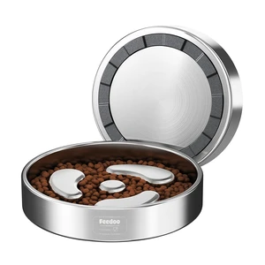 Slow Feeder Dog Bowl-1Cup for Small Puppy, Double-Layer 304 Stainless Steel Puzzle Bowl, Anti-Choking for Fast Eaters, Heavy-Duty Non-Slip Base, Dishwasher Safe Slow Feeder Dog Bowl-1Cup for Small Puppy, Double-Layer 304 Stainless Steel Puzzle Bowl, Anti-Choking for Fast Eaters, Heavy-Duty Non-Slip Base, Dishwasher Safe