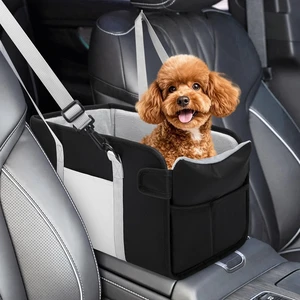 Portable Dog Car Seat for Small Dogs, Puppy Car Seat, Black&White | Booster Seat With Safety Leash & Adjustable Straps Keeps Small Dogs Secure. Removable Washable Cushion. Fits Most Cars. Portable Dog Car Seat for Small Dogs, Puppy Car Seat, Black&White | Booster Seat With Safety Leash & Adjustable Straps Keeps Small Dogs Secure. Removable Washable Cushion. Fits Most Cars.