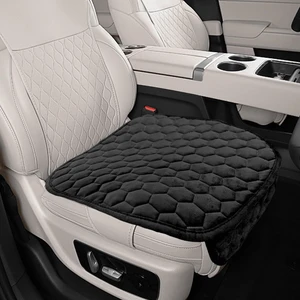 Car Seat Cover, Soft Plush Auto Bottom Seat Cover (Black) | Anti Slip Vehicle Front Seat Cushion Protector, Comfortable Car Interior Seats Pad Mat Accessories for Sedan, SUV, Truck Car Seat Cover, Soft Plush Auto Bottom Seat Cover (Black) | Anti Slip Vehicle Front Seat Cushion Protector, Comfortable Car Interior Seats Pad Mat Accessories for Sedan, SUV, Truck