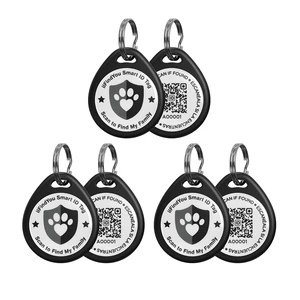 3 Pack QR Code Dog Tags Personalized for Pets, Anti-Lost, Black | No Subscription or Fees, No APP Easy to Use, Modifiable Online Profile, Emergency Contacts, Real-time Scan Alerts, Photos 3 Pack QR Code Dog Tags Personalized for Pets, Anti-Lost, Black | No Subscription or Fees, No APP Easy to Use, Modifiable Online Profile, Emergency Contacts, Real-time Scan Alerts, Photos