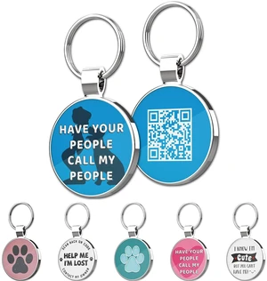 QR Code Pet ID | Personalized Dog & Cat Collar Tag | Online Profile with Instant Scanned Location Alert Email QR Code Pet ID | Personalized Dog & Cat Collar Tag | Online Profile with Instant Scanned Location Alert Email