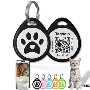 QR Code Cat ID Tag for Collar, Smart Pet ID with Free Online Profile, Instant Scan to Contact Owner, Silent Anti-Lost Cat Tag, No App or Subscription, Black 1 QR Code Cat ID Tag for Collar, Smart Pet ID with Free Online Profile, Instant Scan to Contact Owner, Silent Anti-Lost Cat Tag, No App or Subscription, Black 1