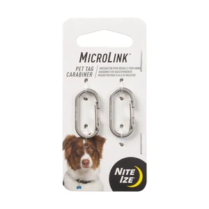 MicroLink Pet Tag Carabiner, Stainless Steel Cat and Dog Tag Clip, 2 Count (Pack of 1) MicroLink Pet Tag Carabiner, Stainless Steel Cat and Dog Tag Clip, 2 Count (Pack of 1)
