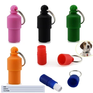 6 Pack Pet Identity Address Pendant Tube Custom Pet ID Tags Anti-Lost Phone Address Holder Keeper Pet ID Tubes for Emergency Contact Info Lost Pet Recovery Medical Information Medication 6 Pack Pet Identity Address Pendant Tube Custom Pet ID Tags Anti-Lost Phone Address Holder Keeper Pet ID Tubes for Emergency Contact Info Lost Pet Recovery Medical Information Medication