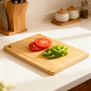 Small Bamboo Cutting Boards with Juice Groove (11" x 7.8"), No Toxic Wooden Chopping Board for Kitchen, Charcuterie Board, Wooden Cutting Board for Meat, Cheese, Fruits, and Vegetables Small Bamboo Cutting Boards with Juice Groove (11" x 7.8"), No Toxic Wooden Chopping Board for Kitchen, Charcuterie Board, Wooden Cutting Board for Meat, Cheese, Fruits, and Vegetables