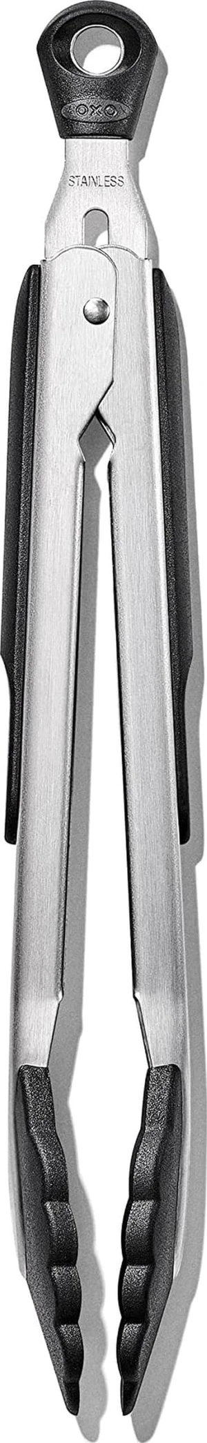 Good Grips 9-Inch Locking Tongs with Nylon Heads | High-Heat No-Scratch Nylon, Safe For Non-Stick Cookware, Ideal For Prep & Serving, Hanging Loop For Storage, Dishwasher Safe Good Grips 9-Inch Locking Tongs with Nylon Heads | High-Heat No-Scratch Nylon, Safe For Non-Stick Cookware, Ideal For Prep & Serving, Hanging Loop For Storage, Dishwasher Safe