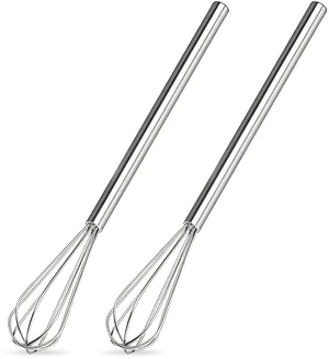 Stainless Steel Mini Whisk Set of 2 Long Handle Skinny Wire Whisk Kitchen Tool for Cooking Whisking Blending Beating Stirring Egg Sauce Coffee Prep Durable Compact Small Egg Beater Stainless Steel Mini Whisk Set of 2 Long Handle Skinny Wire Whisk Kitchen Tool for Cooking Whisking Blending Beating Stirring Egg Sauce Coffee Prep Durable Compact Small Egg Beater