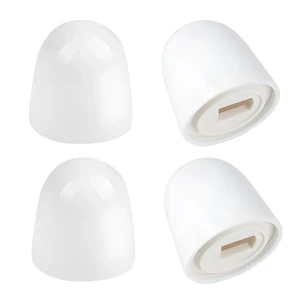 4 Packs Toilet Bolt Caps with Washers for Bolts Up to 1.44 Inches | White Push-On Toilet Bolt Covers, Includes 4 Washers, Easy to Install, Conceals Toilet Bolts and Installation Marks 4 Packs Toilet Bolt Caps with Washers for Bolts Up to 1.44 Inches | White Push-On Toilet Bolt Covers, Includes 4 Washers, Easy to Install, Conceals Toilet Bolts and Installation Marks