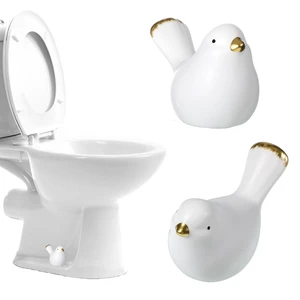 2Packs Birds Toilet Bolt Covers Decorative Ceramic Toilet Bolt Caps Cute Toilets Screw Cover Caps for Bottom of Toilets Easy Installation Bathroom Replacement Parts for Bathroom Decor (White) 2Packs Birds Toilet Bolt Covers Decorative Ceramic Toilet Bolt Caps Cute Toilets Screw Cover Caps for Bottom of Toilets Easy Installation Bathroom Replacement Parts for Bathroom Decor (White)