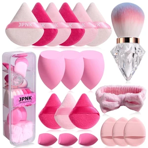 20PCS Makeup Sponges Set with Powder Puff Brush for Liquid, Cream, and Powder And Small Mini Figure Makeup Sponge 20PCS Makeup Sponges Set with Powder Puff Brush for Liquid, Cream, and Powder And Small Mini Figure Makeup Sponge