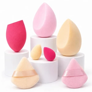 Ultra Soft Makeup Sponge Set 7 Latex-Free Beauty Blenders for Flawless Foundation, Concealer & Powder Application (Dry & Wet Use) Ultra Soft Makeup Sponge Set 7 Latex-Free Beauty Blenders for Flawless Foundation, Concealer & Powder Application (Dry & Wet Use)