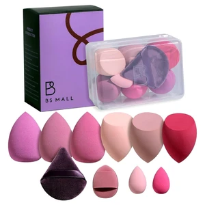 Makeup Sponges 10 Pcs Premium For Foundation - Makeup Blending Sponge Set With Finger & Triangle Puffs For Multi-purpose Use, Travel Essential & Daily Makeup with Case Makeup Sponges 10 Pcs Premium For Foundation - Makeup Blending Sponge Set With Finger & Triangle Puffs For Multi-purpose Use, Travel Essential & Daily Makeup with Case