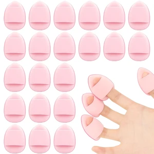 50PCS Mini Triangle Makeup Puffs Soft Finger Sponge Set for Foundation, Powder & Concealer, Reusable Cosmetic Puffs (Pink) 50PCS Mini Triangle Makeup Puffs Soft Finger Sponge Set for Foundation, Powder & Concealer, Reusable Cosmetic Puffs (Pink)