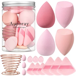 17PCS Makeup Sponge Set with 6PCS Powder Puff, 3PCS Mini Makeup Sponges, 3PCS Foundation Mini Make Up Sponge Puff and 1PCS Make Up Sponges Holder (Pink) 17PCS Makeup Sponge Set with 6PCS Powder Puff, 3PCS Mini Makeup Sponges, 3PCS Foundation Mini Make Up Sponge Puff and 1PCS Make Up Sponges Holder (Pink)