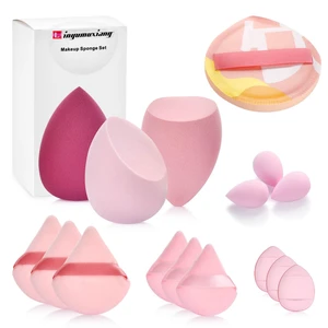 16PCS Makeup Sponge Set, with Triangle Powder Puff Beauty Blender Sponge and Mini Sponge For Foundation Concealer And Powder 16PCS Makeup Sponge Set, with Triangle Powder Puff Beauty Blender Sponge and Mini Sponge For Foundation Concealer And Powder
