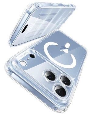 for iPhone 18 Pro Case Crystal Clear - Upgraded Full Camera Protection with MagSafe 18 Pro Phone Case, Slim Magnetic Military Grade Shockproof Bumper Cover, Non-Yellowing Transparent for iPhone 18 Pro Case Crystal Clear - Upgraded Full Camera Protection with MagSafe 18 Pro Phone Case, Slim Magnetic Military Grade Shockproof Bumper Cover, Non-Yellowing Transparent