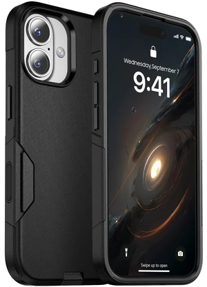 Magnetic for iPhone 17 Case Heavy Duty Rugged Dual-Layer Black | Military-Grade Shockproof Protection, Fit for MagSafe, Matte Anti-Slip Scratch Resistant with Charging Port Cover, Black Magnetic for iPhone 17 Case Heavy Duty Rugged Dual-Layer Black | Military-Grade Shockproof Protection, Fit for MagSafe, Matte Anti-Slip Scratch Resistant with Charging Port Cover, Black