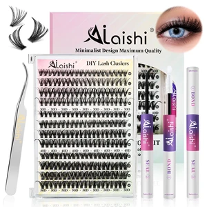 Lash Clusters Kit, DIY Cluster Eyelash Extensions 916mm, 30D+40D+50D, 240pcs, D Curl Natural Volume Lashes with Lash Bond and Seal,TweezersWaterproof Fake Cat Eye Wispy Individual Clusters(MIX3-1-S) Lash Clusters Kit, DIY Cluster Eyelash Extensions 916mm, 30D+40D+50D, 240pcs, D Curl Natural Volume Lashes with Lash Bond and Seal,TweezersWaterproof Fake Cat Eye Wispy Individual Clusters(MIX3-1-S)