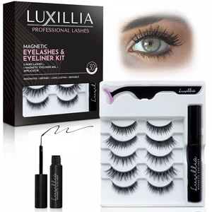 Magnetic Eyelashes with Applicator Kit - 7 Set Natural Eye Lashes | Reusable no glue lashes, 5 pairs, magnetic liner, applicator, natural and dramatic styles, beginner friendly Magnetic Eyelashes with Applicator Kit - 7 Set Natural Eye Lashes | Reusable no glue lashes, 5 pairs, magnetic liner, applicator, natural and dramatic styles, beginner friendly