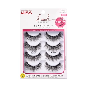 Lash Couture Luxtensions Collection False Eyelashes Multipack, 'Volume Full Set', 14 mm, Super Slim Band, Light & Flexible Wear, Flat Lash & Laser Cut Technology, Includes 4 Pairs of Strip Lashes Lash Couture Luxtensions Collection False Eyelashes Multipack, 'Volume Full Set', 14 mm, Super Slim Band, Light & Flexible Wear, Flat Lash & Laser Cut Technology, Includes 4 Pairs of Strip Lashes