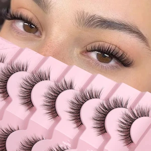 Natural Lashes Wispy Lashes Natural Look False Eyelashes Flared Eyelashes 7 Pairs D-K06 Natural Lashes Wispy Lashes Natural Look False Eyelashes Flared Eyelashes 7 Pairs D-K06