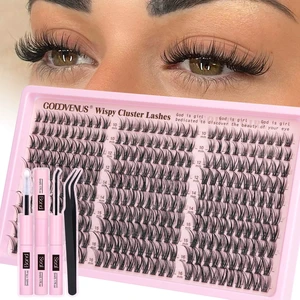 Lash Clusters Kit Wispy Eyelash Clusters Lashes Natural DIY Lash Extension Kit 10-16mm Cluster Eyelash Extensions Kit 300pcs C Curl Individual Lashes Cluster Eyelash (With Tweezers) Lash Clusters Kit Wispy Eyelash Clusters Lashes Natural DIY Lash Extension Kit 10-16mm Cluster Eyelash Extensions Kit 300pcs C Curl Individual Lashes Cluster Eyelash (With Tweezers)