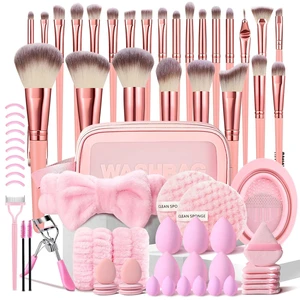 70Pcs Pink Makeup Brushes Set Professional Makeup Kit Multi-functional Makeup Tool Set with Case Facial Makeup Accessories, Foundation Makeup Brush Kit Eye and Face Make up Brushes & Tools 70Pcs Pink Makeup Brushes Set Professional Makeup Kit Multi-functional Makeup Tool Set with Case Facial Makeup Accessories, Foundation Makeup Brush Kit Eye and Face Make up Brushes & Tools