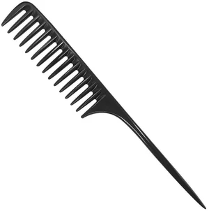 Wide Tooth Comb Detangling Hair Brush, Black | Anti Static Heat Resistant Hair Comb, Suitable for all Kinds of Hair Wide Tooth Comb Detangling Hair Brush, Black | Anti Static Heat Resistant Hair Comb, Suitable for all Kinds of Hair