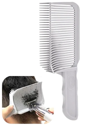 V-shaped Comb Hair Blending Tool, Blend Friend Fade Comb Professional Hair Cutting Combs Heat Resistant FlatTop Hairs Clipper Cuts Tools for Men Salon Hairdressing, Barber or At Home (Grey 1pc) V-shaped Comb Hair Blending Tool, Blend Friend Fade Comb Professional Hair Cutting Combs Heat Resistant FlatTop Hairs Clipper Cuts Tools for Men Salon Hairdressing, Barber or At Home (Grey 1pc)
