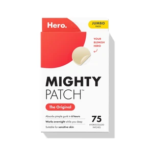 Hero Cosmetics Original Nighttime Acne Pimple Patches, 75 Ct | #1 Hydrocolloid Acne Patches, Shrinks Zits & Whiteheads in 1 Use, Spot Treatment Pimple Stickers for Face, Korean Skincare Hero Cosmetics Original Nighttime Acne Pimple Patches, 75 Ct | #1 Hydrocolloid Acne Patches, Shrinks Zits & Whiteheads in 1 Use, Spot Treatment Pimple Stickers for Face, Korean Skincare