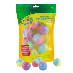 Crayola Scented Bath Bombs for Kids (7 Count), Non-Toxic, Stain Free, Multi-Colored Fizzy Bath Bombs with Grape, Lemon, Cotton Candy & Bubblegum Scents Crayola Scented Bath Bombs for Kids (7 Count), Non-Toxic, Stain Free, Multi-Colored Fizzy Bath Bombs with Grape, Lemon, Cotton Candy & Bubblegum Scents