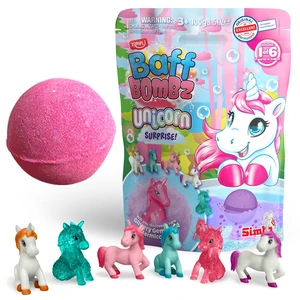 Kids Large Unicorn Surprise Bath Bomb, 1 of 6 Surprise Unicorn Toys to Collect, One per Baff Bomb, Children's Collectable Bath Toy Kids Large Unicorn Surprise Bath Bomb, 1 of 6 Surprise Unicorn Toys to Collect, One per Baff Bomb, Children's Collectable Bath Toy