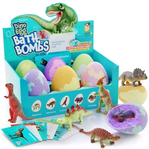 Dino Egg Bath Bombs for Kids - 6 Pack - Kid Baths Bomb with Surprise Inside | Dinosaur Toys Gift for Boys and Girls Ages 6 7 8 Years Old Gifts - Fun Educational Toy Fizzy Dino Egg Bath Bombs for Kids - 6 Pack - Kid Baths Bomb with Surprise Inside | Dinosaur Toys Gift for Boys and Girls Ages 6 7 8 Years Old Gifts - Fun Educational Toy Fizzy