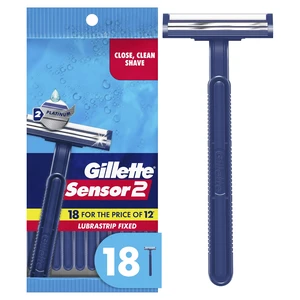 Sensor2 Disposable Razors for Men, Water Activated Lubrastrip to Help Avoid Skin Irritation, 18 count Sensor2 Disposable Razors for Men, Water Activated Lubrastrip to Help Avoid Skin Irritation, 18 count
