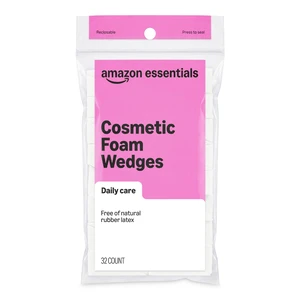 Cosmetic Foam Wedges For Makeup, 32 Count (Previously Amazon Basics) Cosmetic Foam Wedges For Makeup, 32 Count (Previously Amazon Basics)