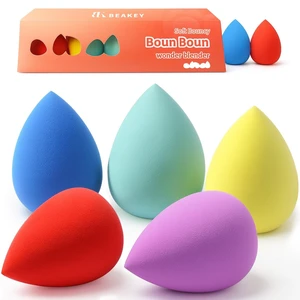 Makeup Sponge Set, 5 Pack Foundation Beauty Sponges & Soft Blenders | Micro Porous Low Absorption, for Liquid Cream & Powder Application, Latex Free Vegan & Cruelty-Free, Reusable & Durable Makeup Sponge Set, 5 Pack Foundation Beauty Sponges & Soft Blenders | Micro Porous Low Absorption, for Liquid Cream & Powder Application, Latex Free Vegan & Cruelty-Free, Reusable & Durable